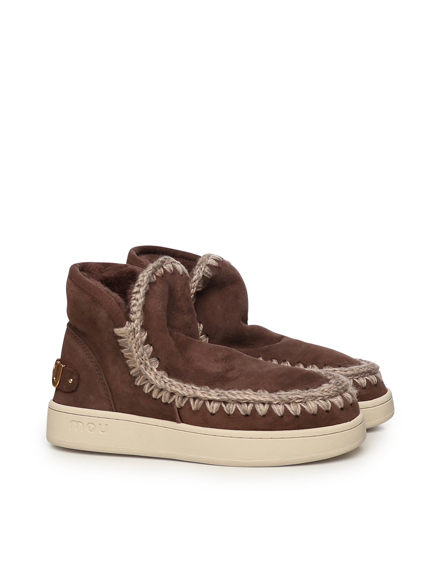 Mou Sneakers Brown Pepper Sheepskin