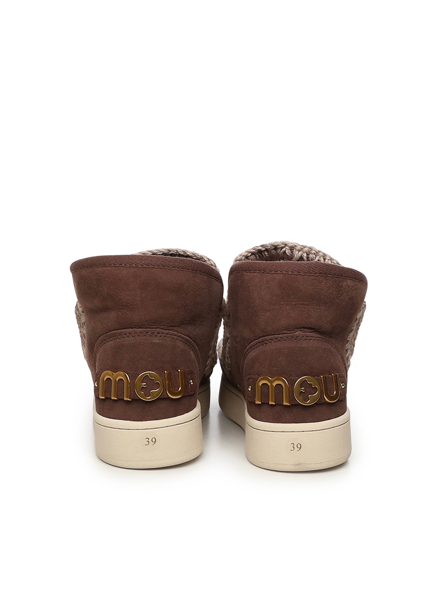 Mou Sneakers Brown Pepper Sheepskin