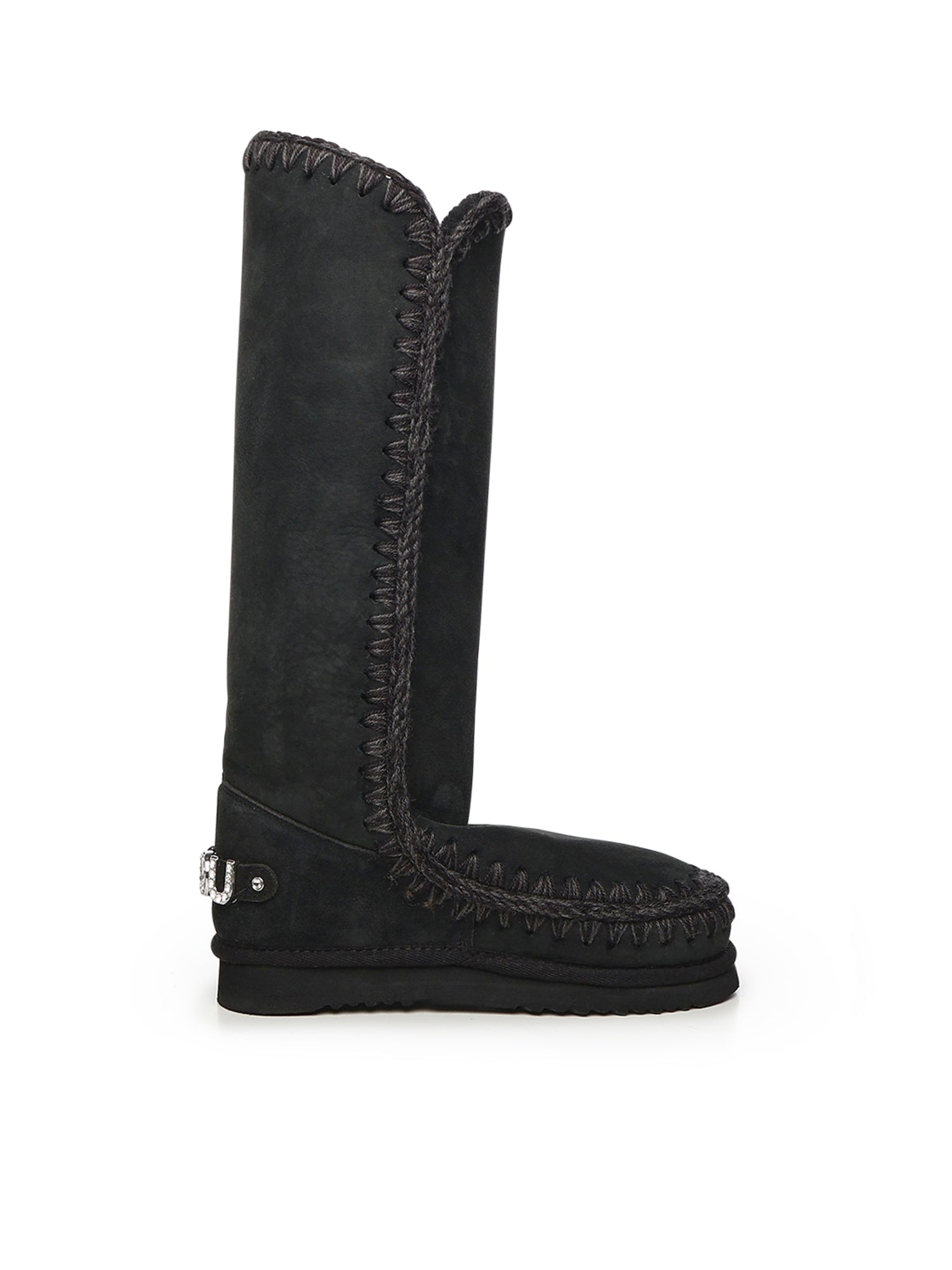 Mou Boots Black Sheepskin