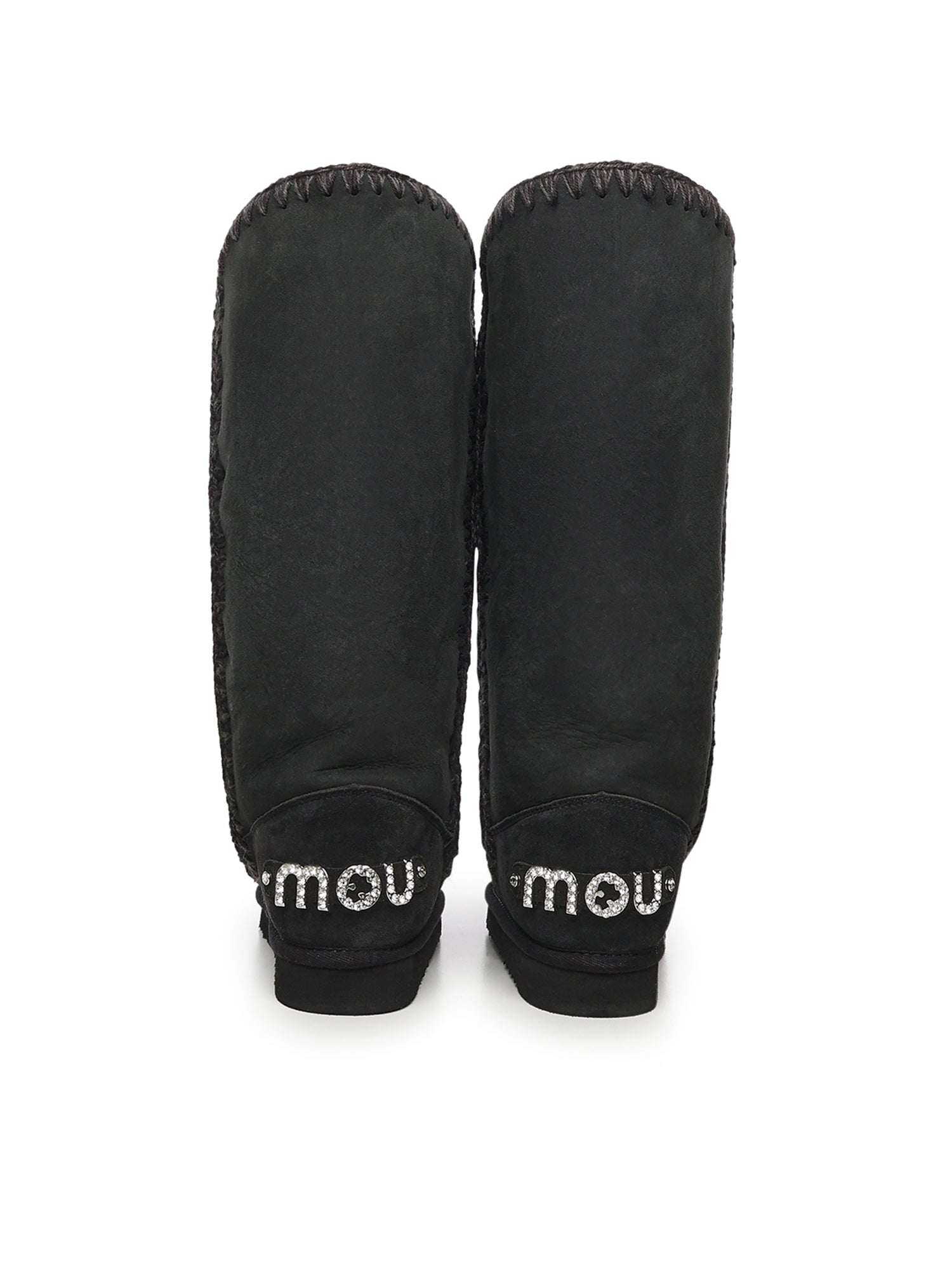 Mou Boots Black Sheepskin