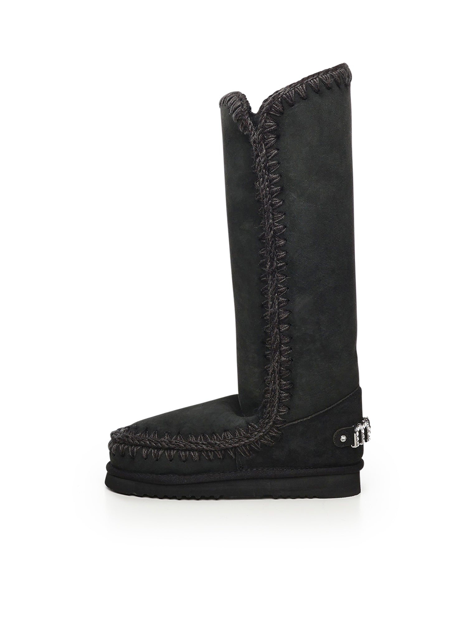 Mou Boots Black Sheepskin