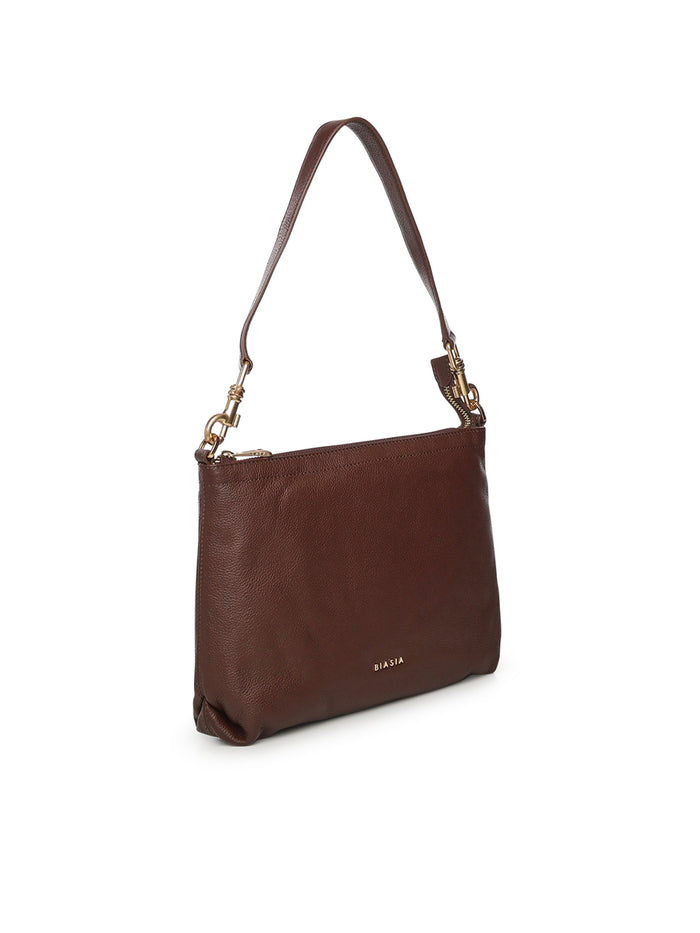 Biasia Bags Dark Brown Leather