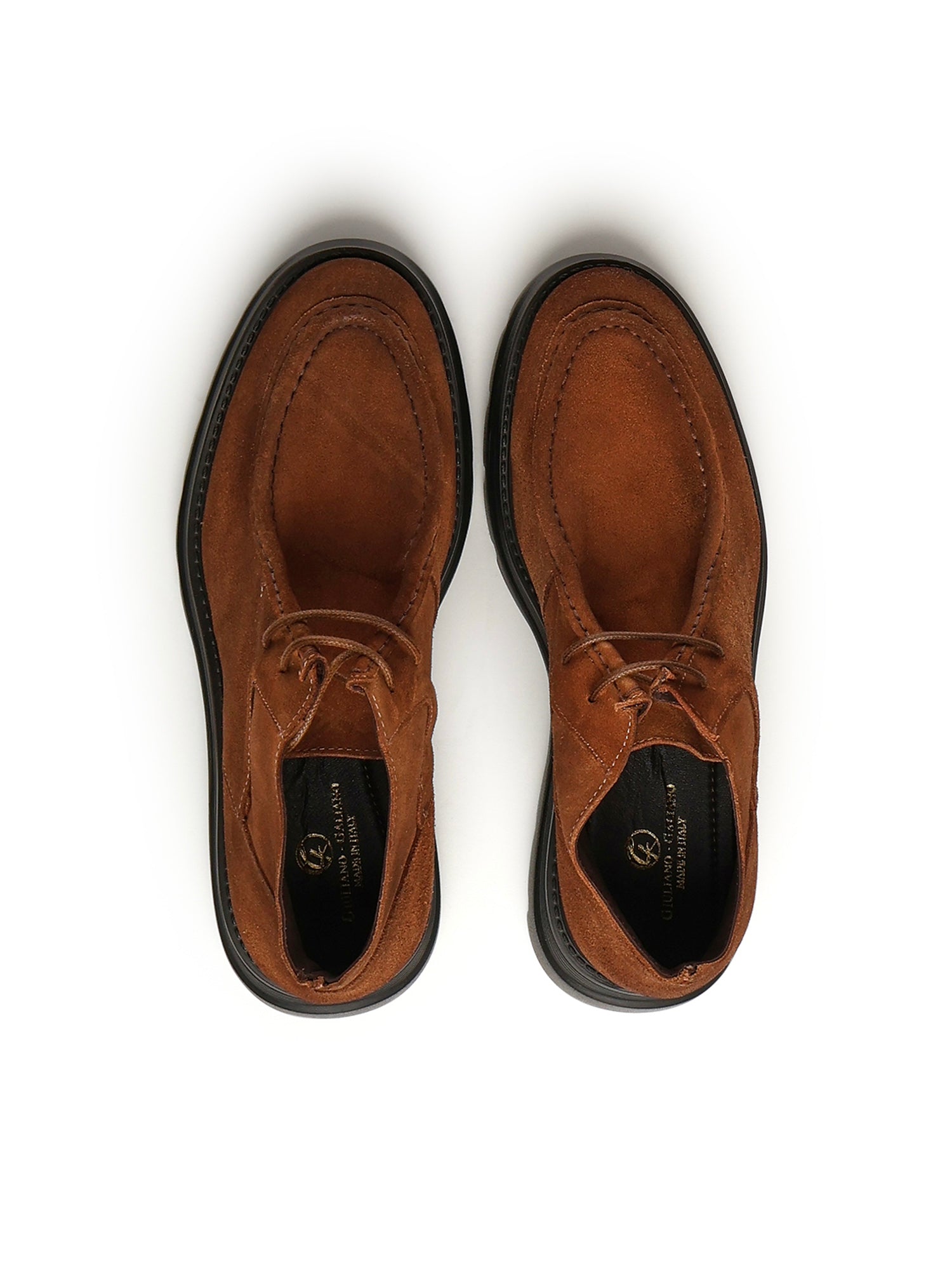 Giuliano Galiano Boots Tobacco Suede