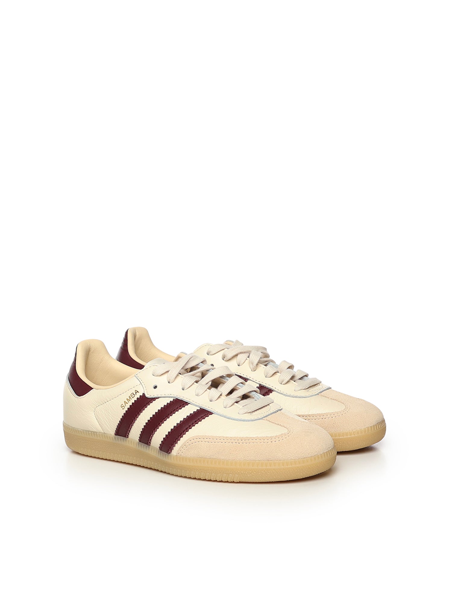 Adidas Originals Sneakers Wonder White/shadow Red Leather