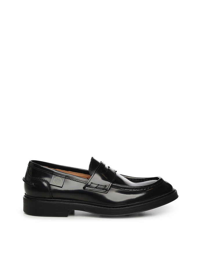 Giuliano Galiano Flat shoes Black Calfskin