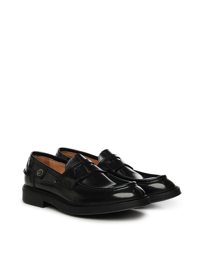 Giuliano Galiano Flat shoes Black Calfskin