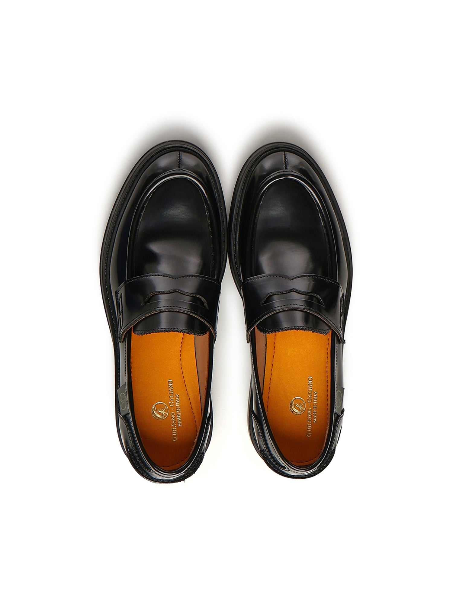 Giuliano Galiano Flat shoes Black Calfskin