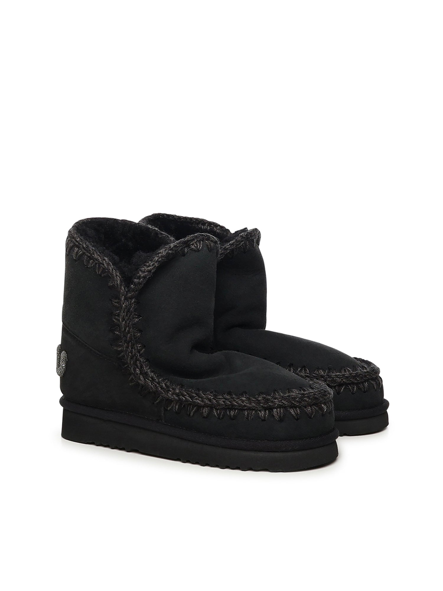 Mou Boots Black Sheepskin