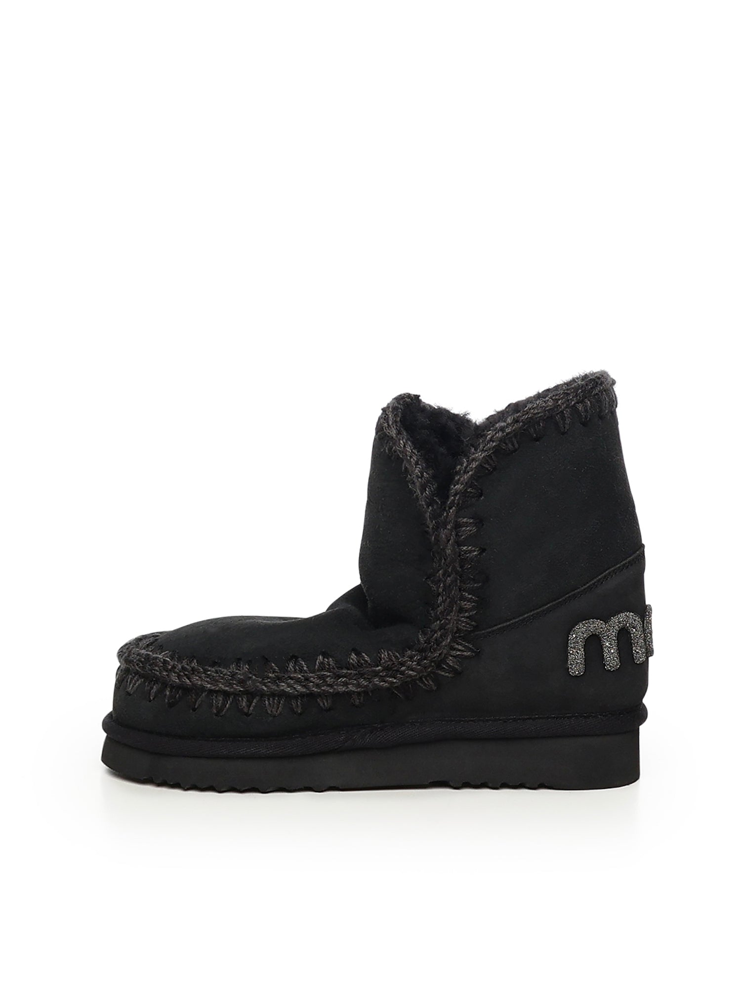 Mou Boots Black Sheepskin