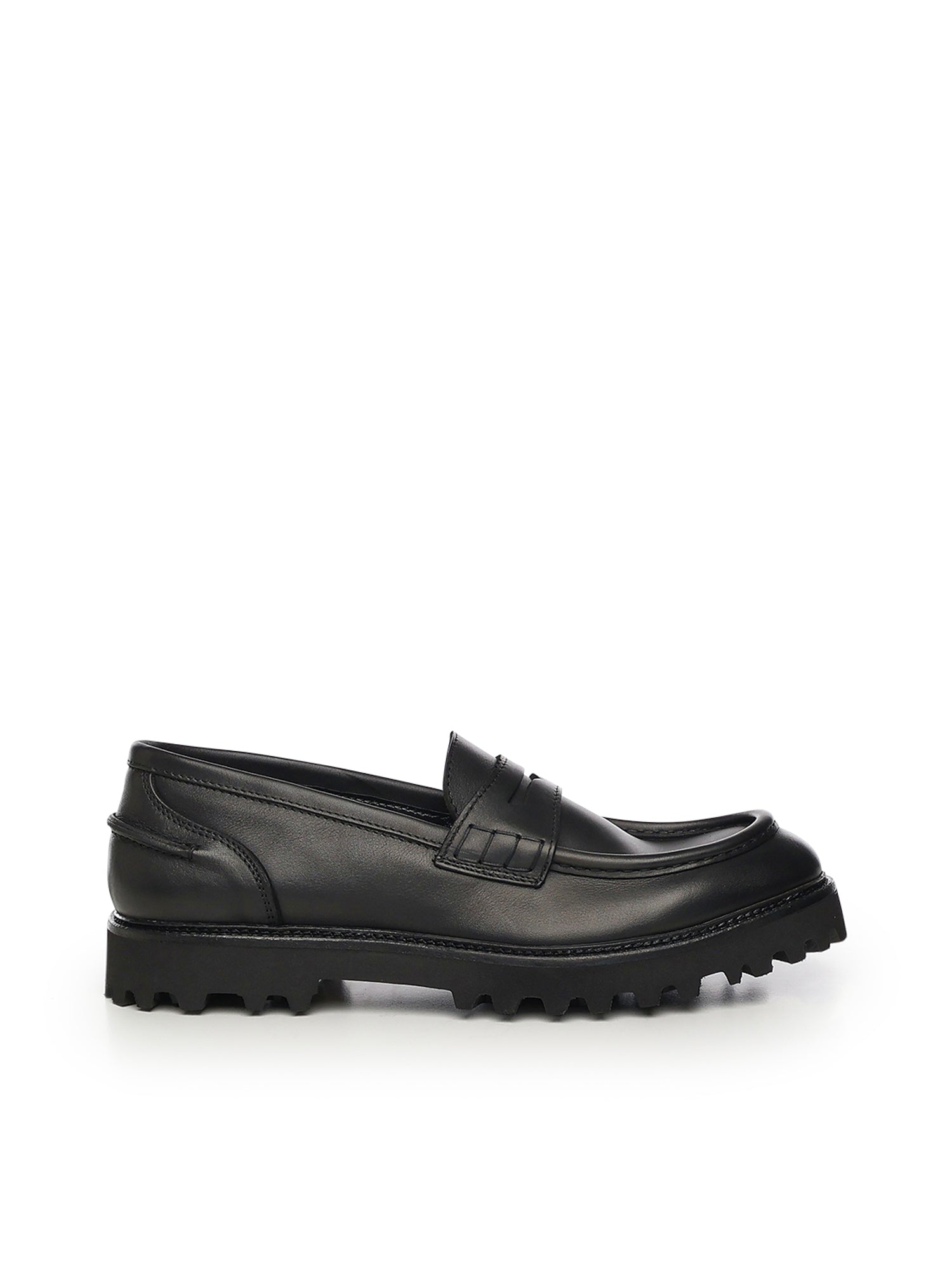 Giuliano Galiano Flat shoes Black Calfskin