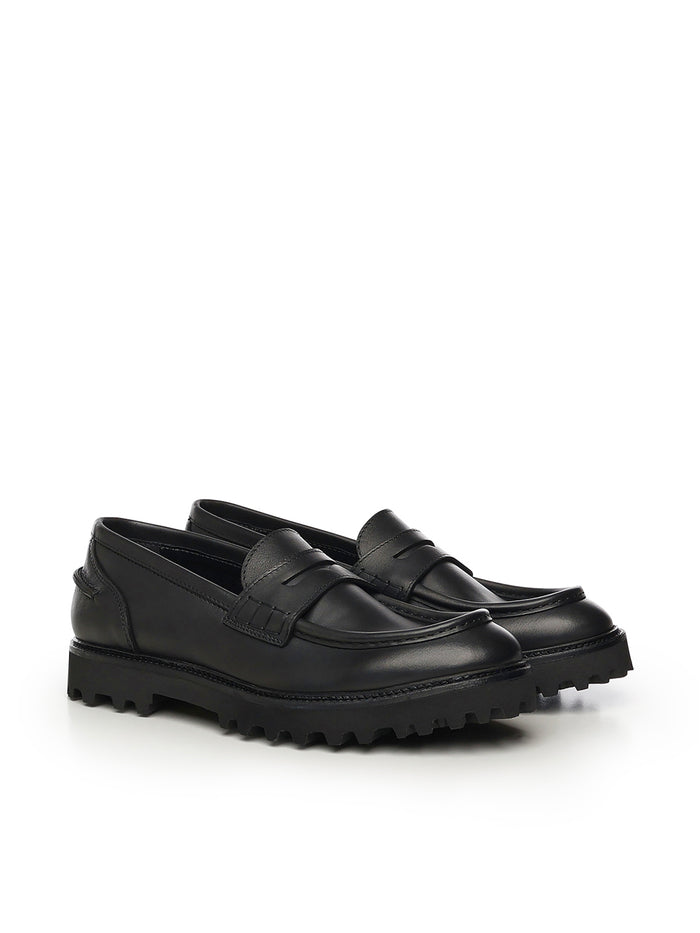 Giuliano Galiano Flat shoes Black Calfskin