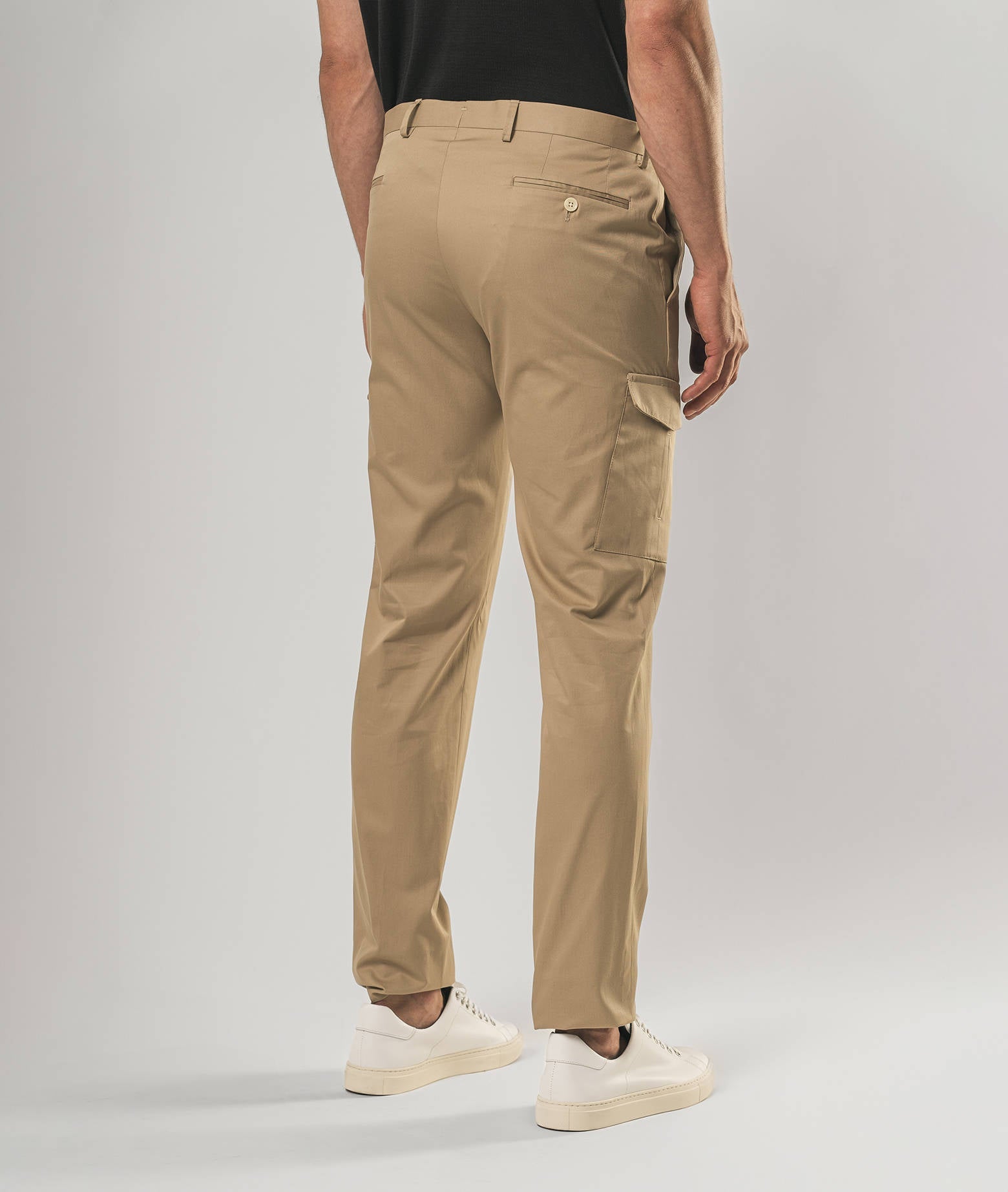 Cotton Cargo Austin Blue Trousers No Pinces
