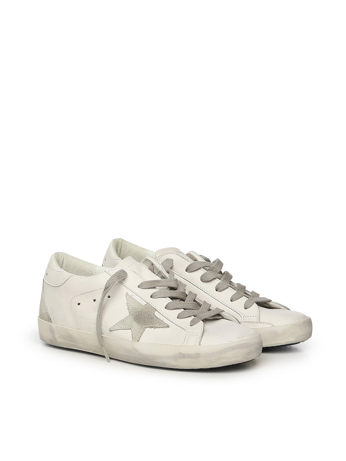Golden Goose Sneakers White Ice Polyurethane