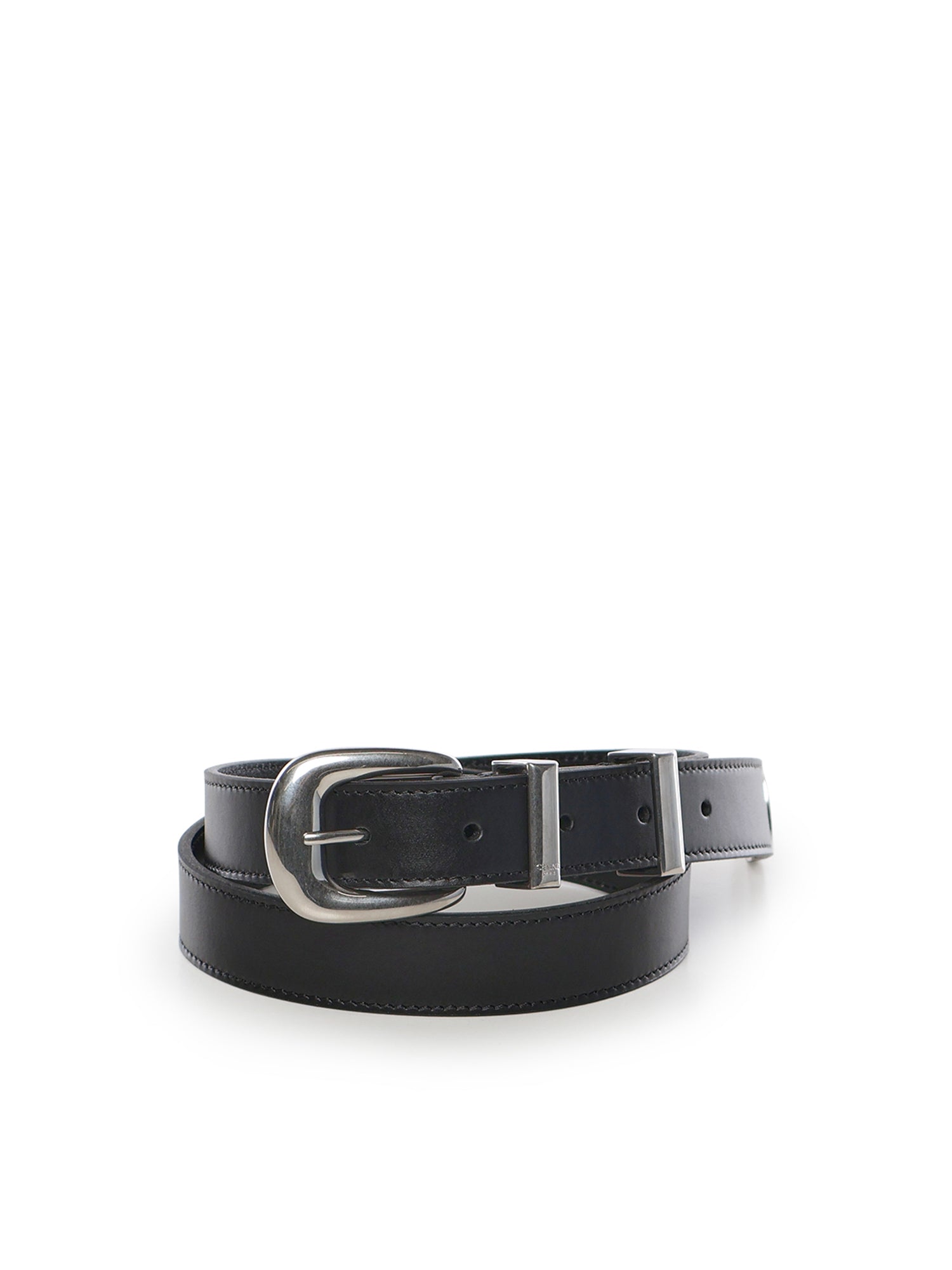 Céline Belts Black Calfskin