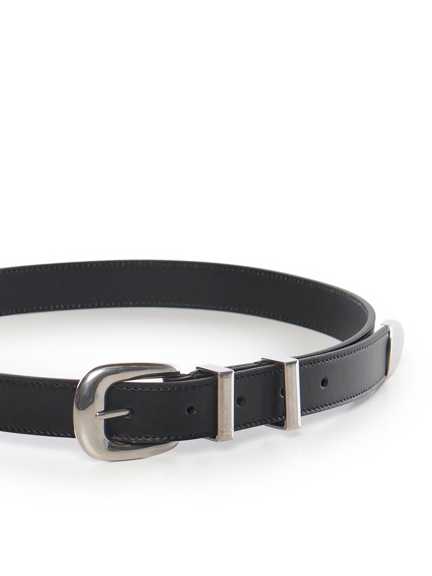Céline Belts Black Calfskin