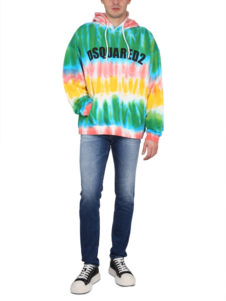 Sweatshirt With Logo Multicolour Cotton Sweatshirts