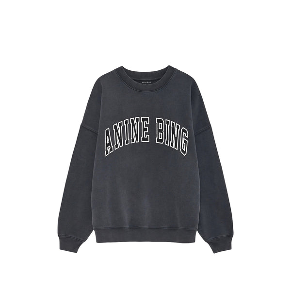 Sweatshirt Washed Black Cotton Sweatshirts