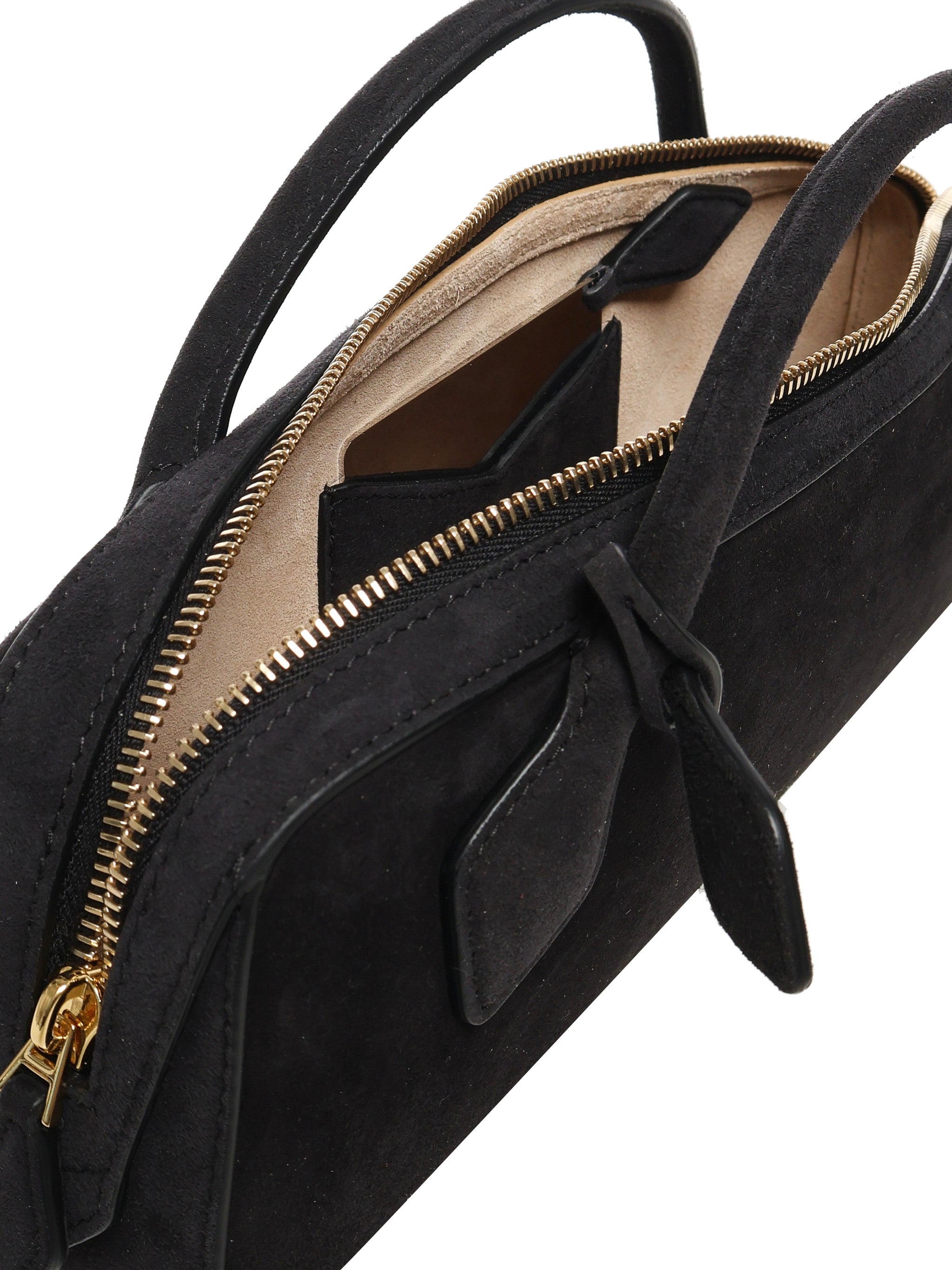 Alaia Bags Black Goatskin Suede