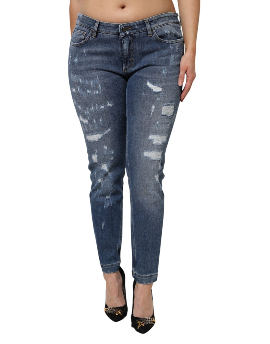 Dolce & Gabbana 98% Cotton jeans in blue