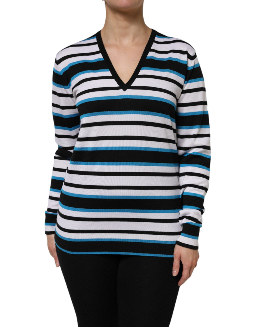 Dolce & Gabbana 70% Cashmere 30% Silk sweater in multicolor