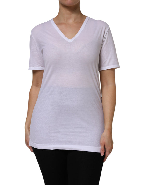 Dolce & Gabbana 100% Cotton t-shirt in white