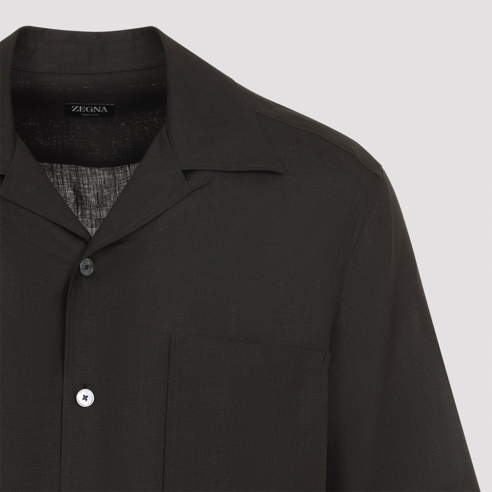 Oasi Shirt Brown Linen