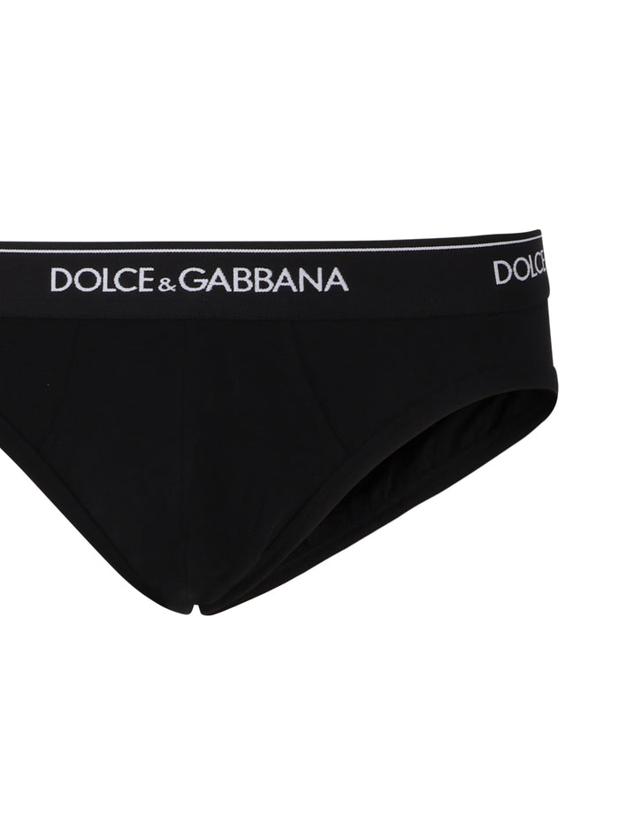 Dolce & Gabbana Underwear Black Cotton Elastane