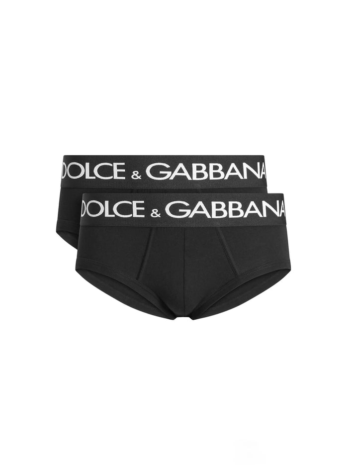 Dolce & Gabbana Underwear Black Cotton Elastane