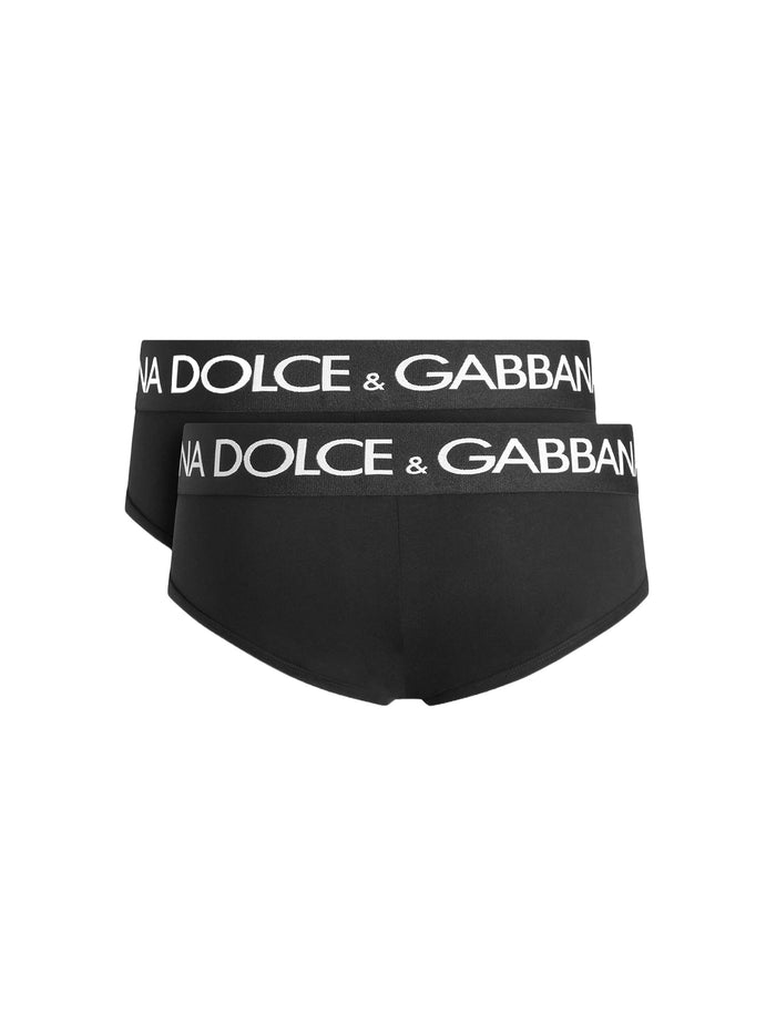 Dolce & Gabbana Underwear Black Cotton Elastane