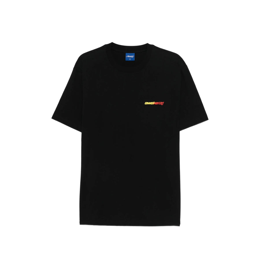 Crew-Neck T-Shirt Black Cotton T-shirts