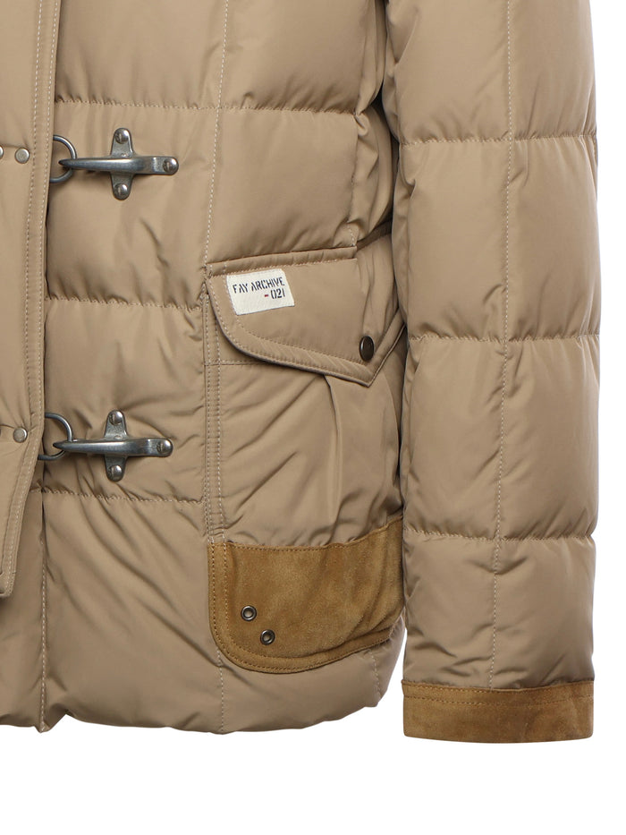 Fay Coats Beige Polyester