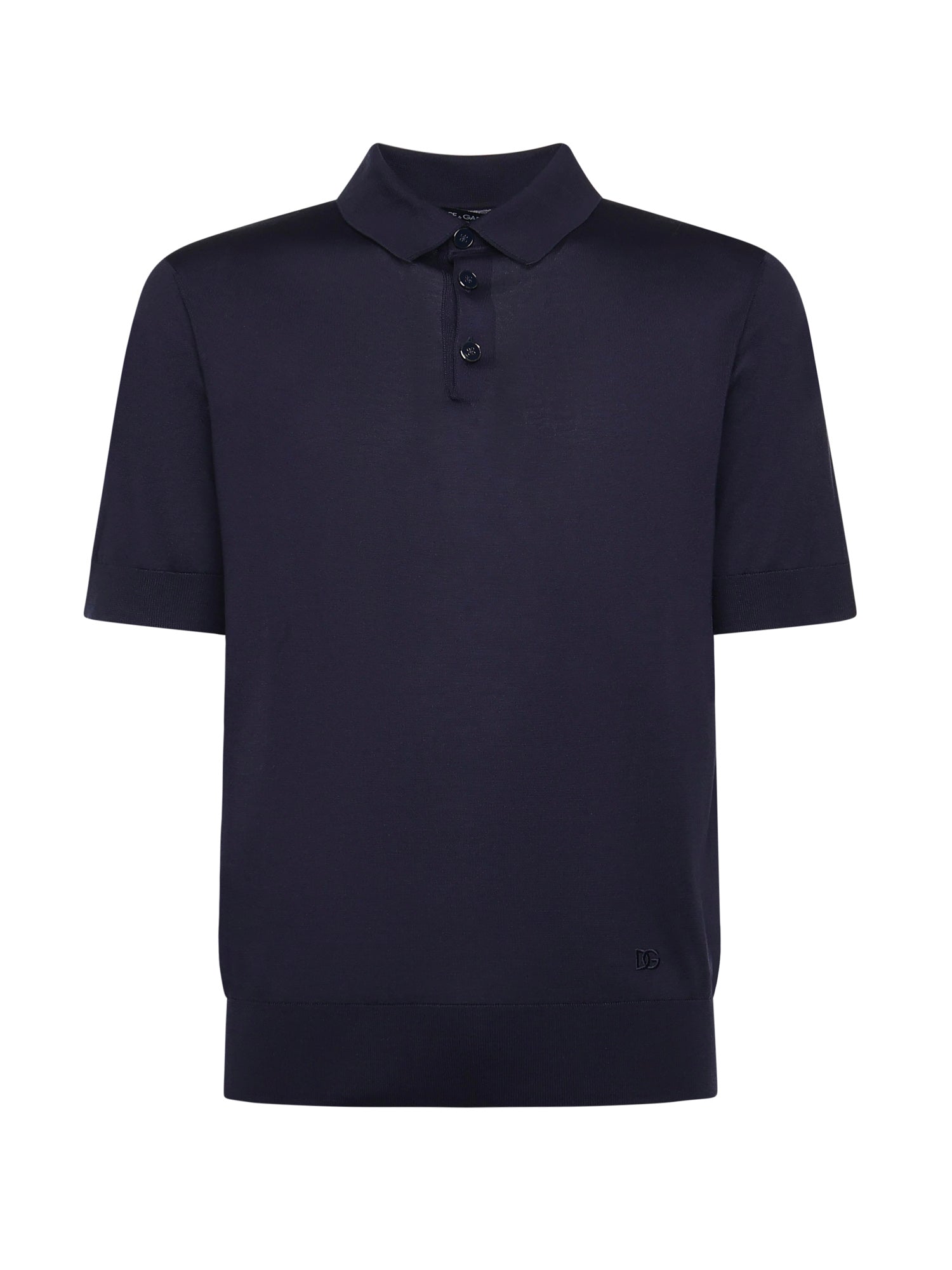 Dolce & Gabbana T-shirts and Polos Blue Silk