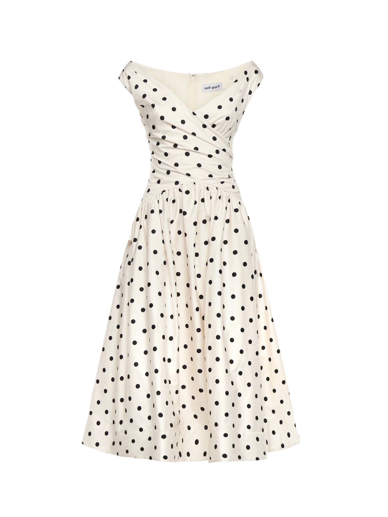 Self-portrait Dresses White Cotton