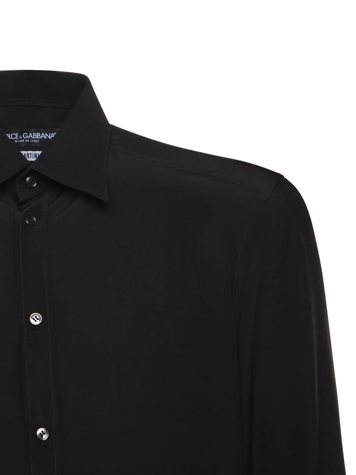 Dolce & Gabbana Shirts Black Silk