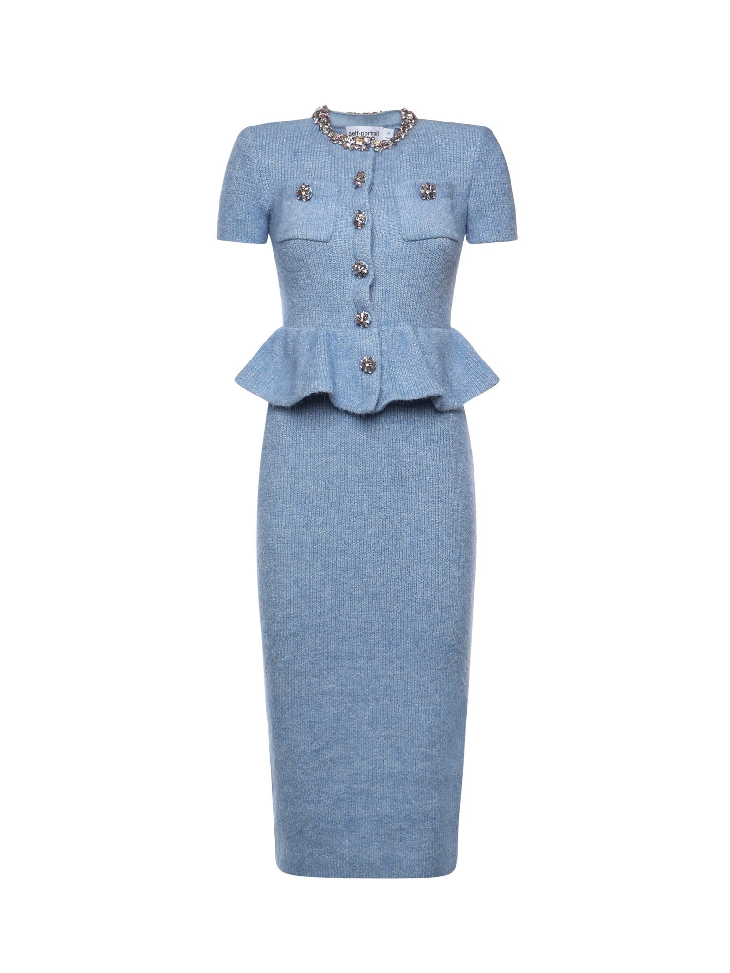 Self-Portrait Dresses Blue