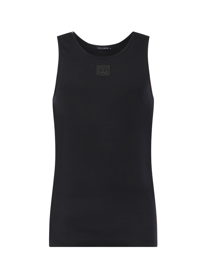 Dolce & Gabbana Top Black Cotton