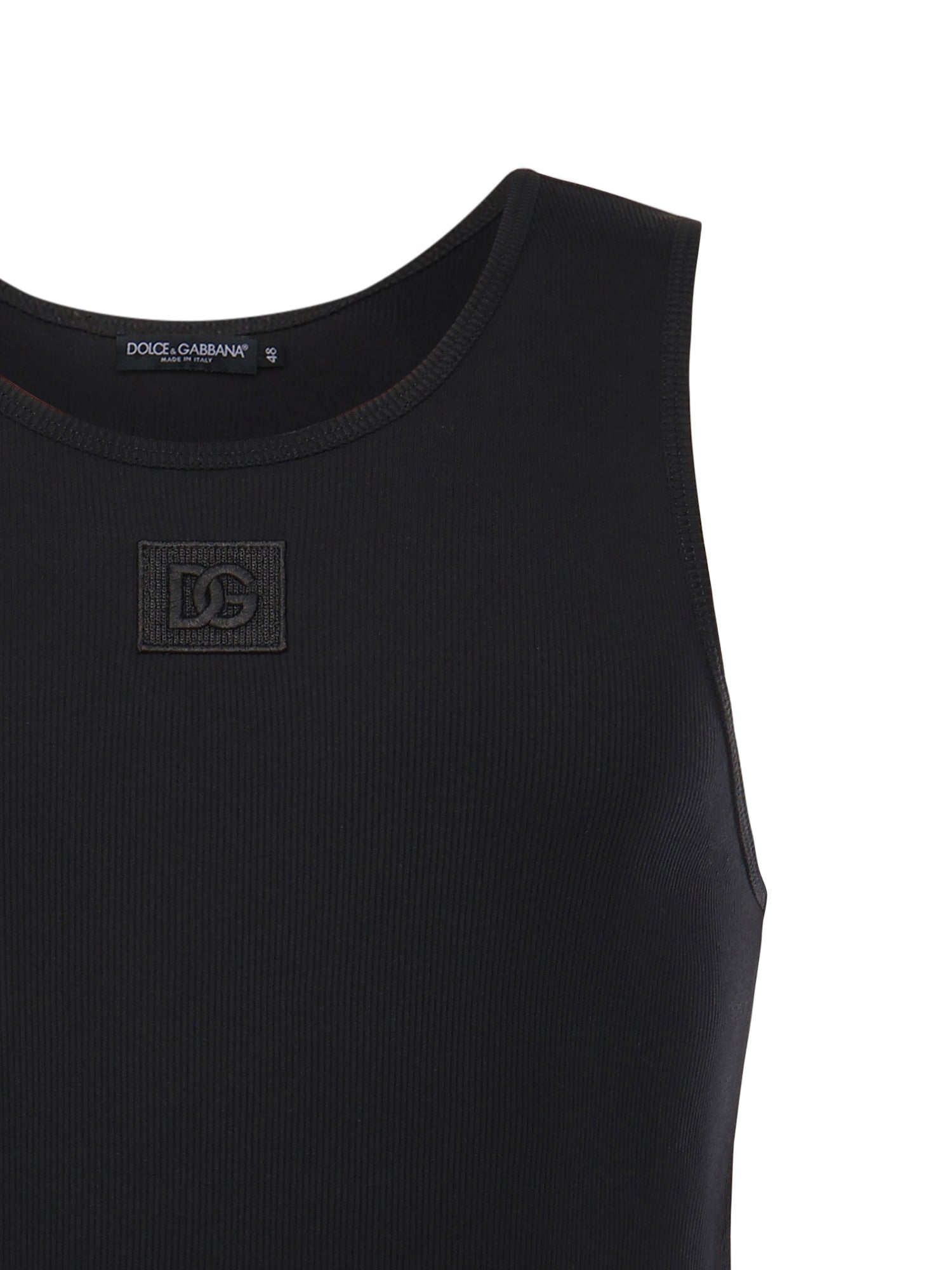 Dolce & Gabbana Top Black Cotton