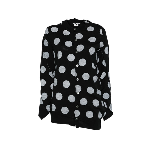 Wool Cardigan Black-Grey Black/grey Cardigans