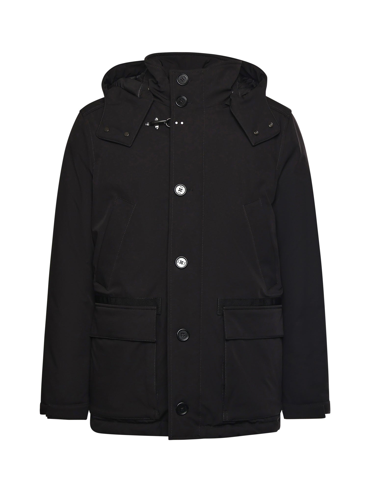 Fay Coats Black Polyamide