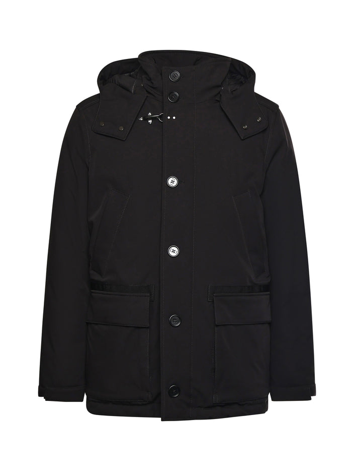 Fay Coats Black Polyamide