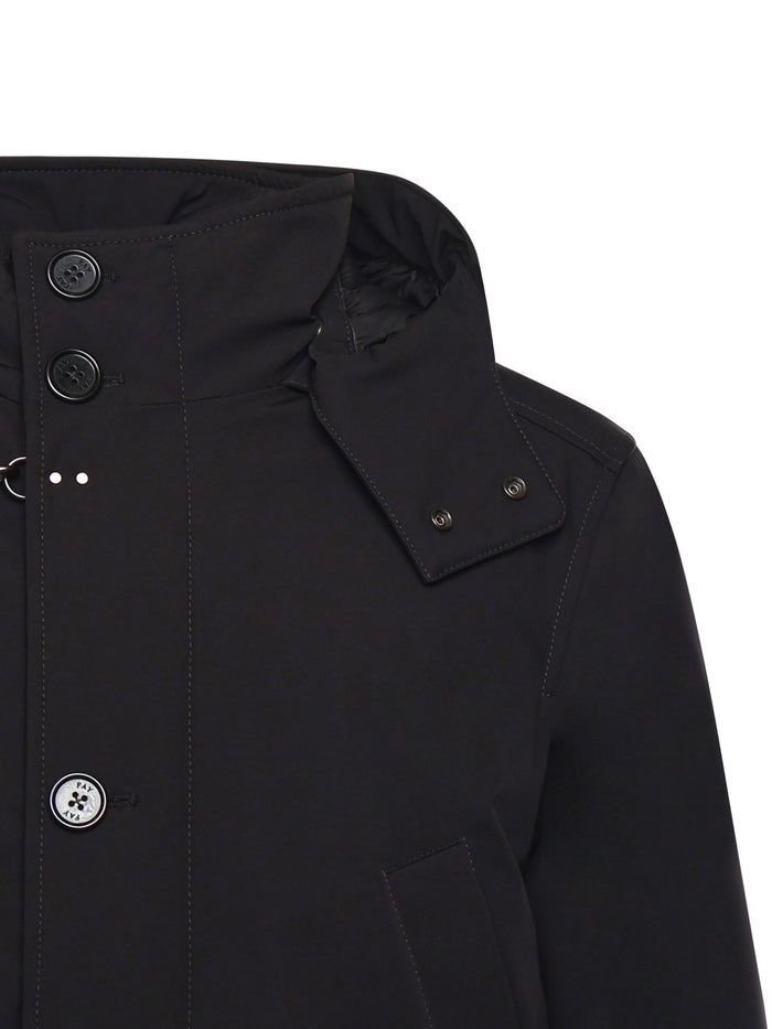 Fay Coats Black Polyamide