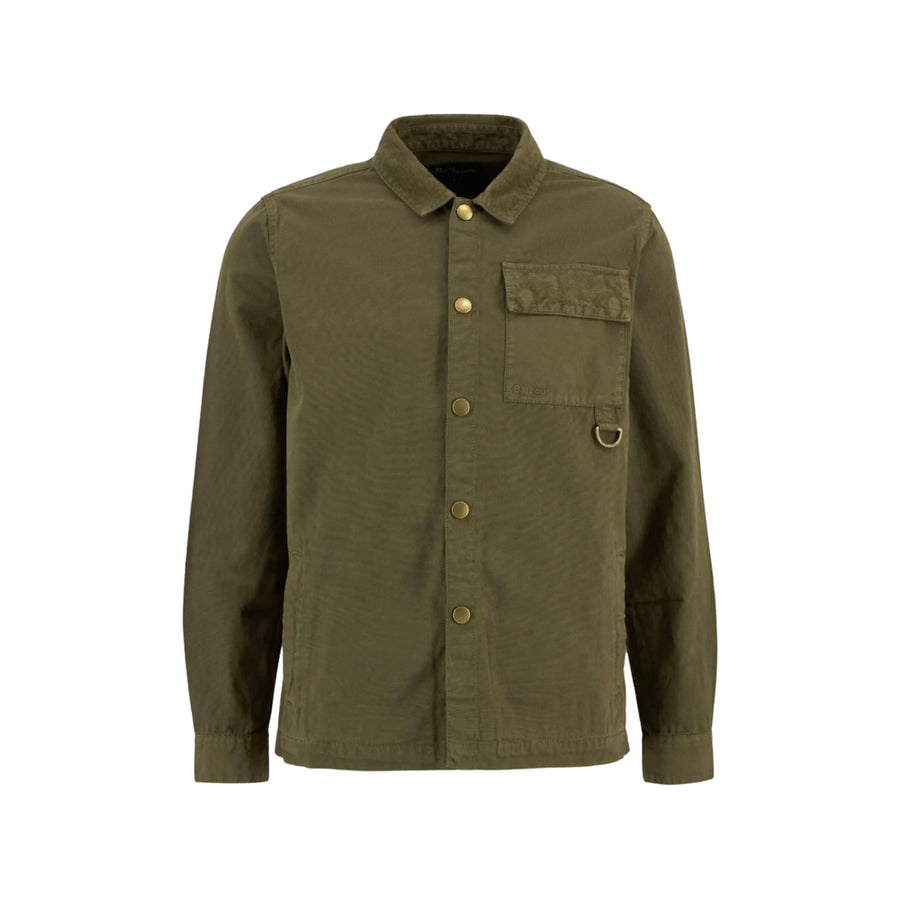 Overshirt Green Cotton Shirt