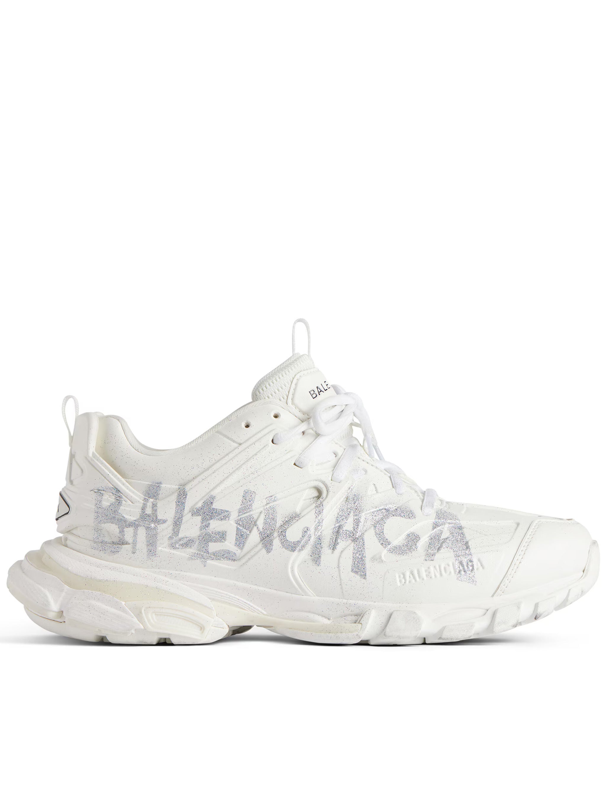 Track Embossed Nail Polish White Calzature
