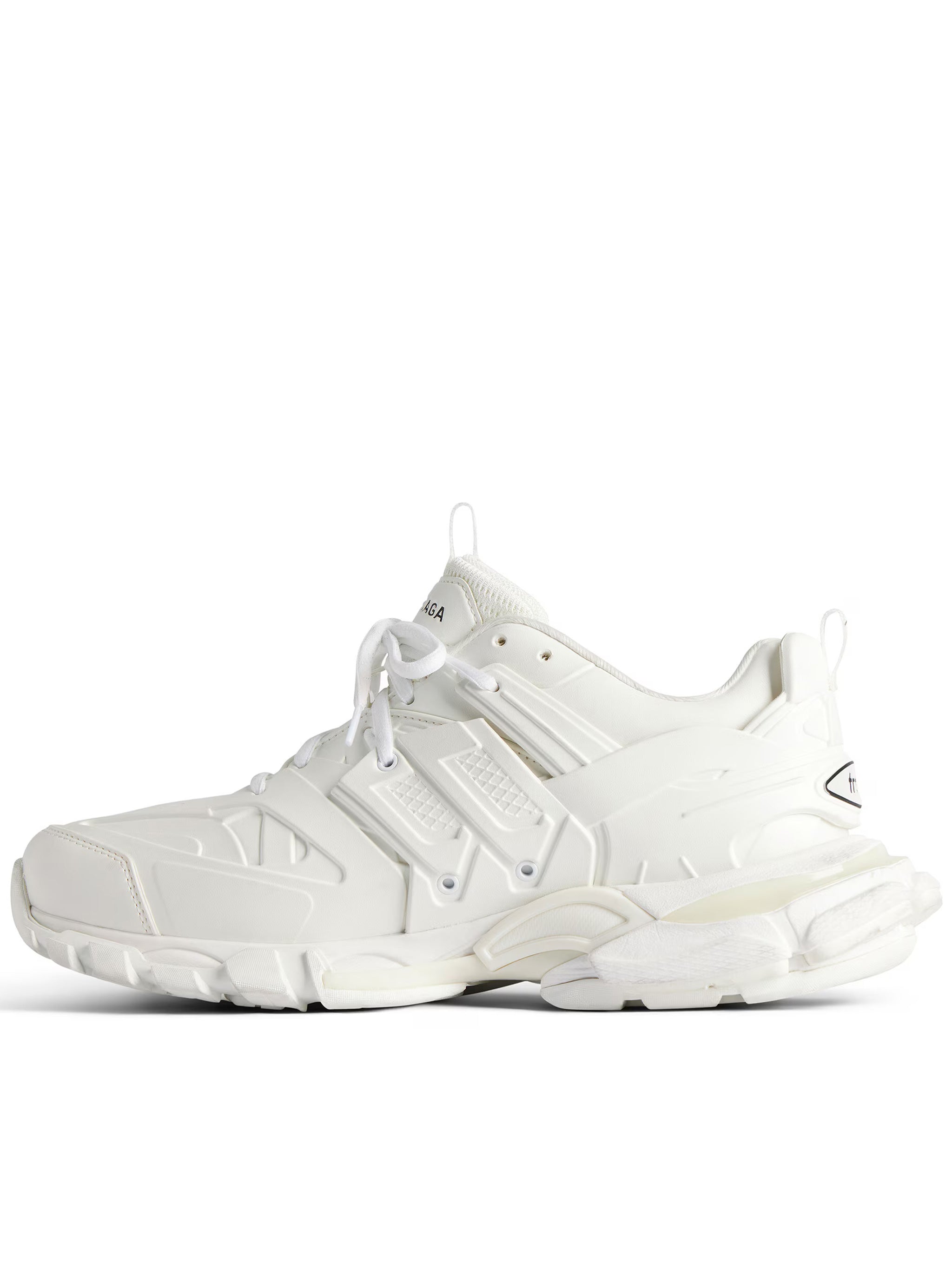 Track Embossed Nail Polish White Calzature