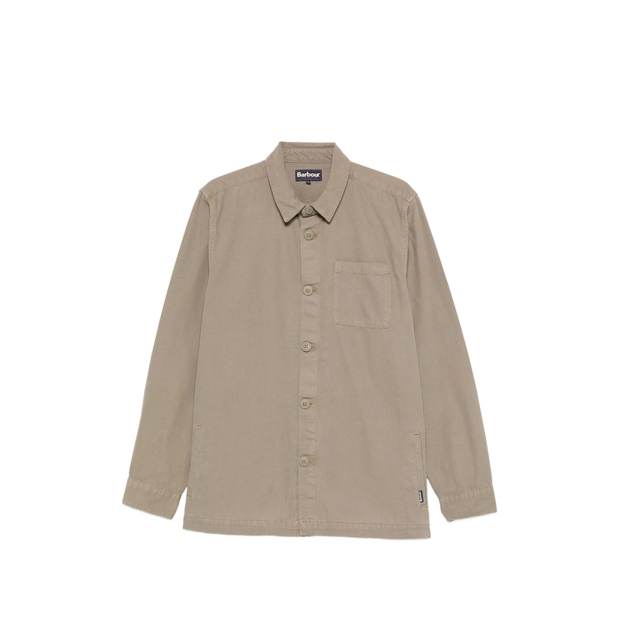 Mens Shirt Green Lining: Cotton