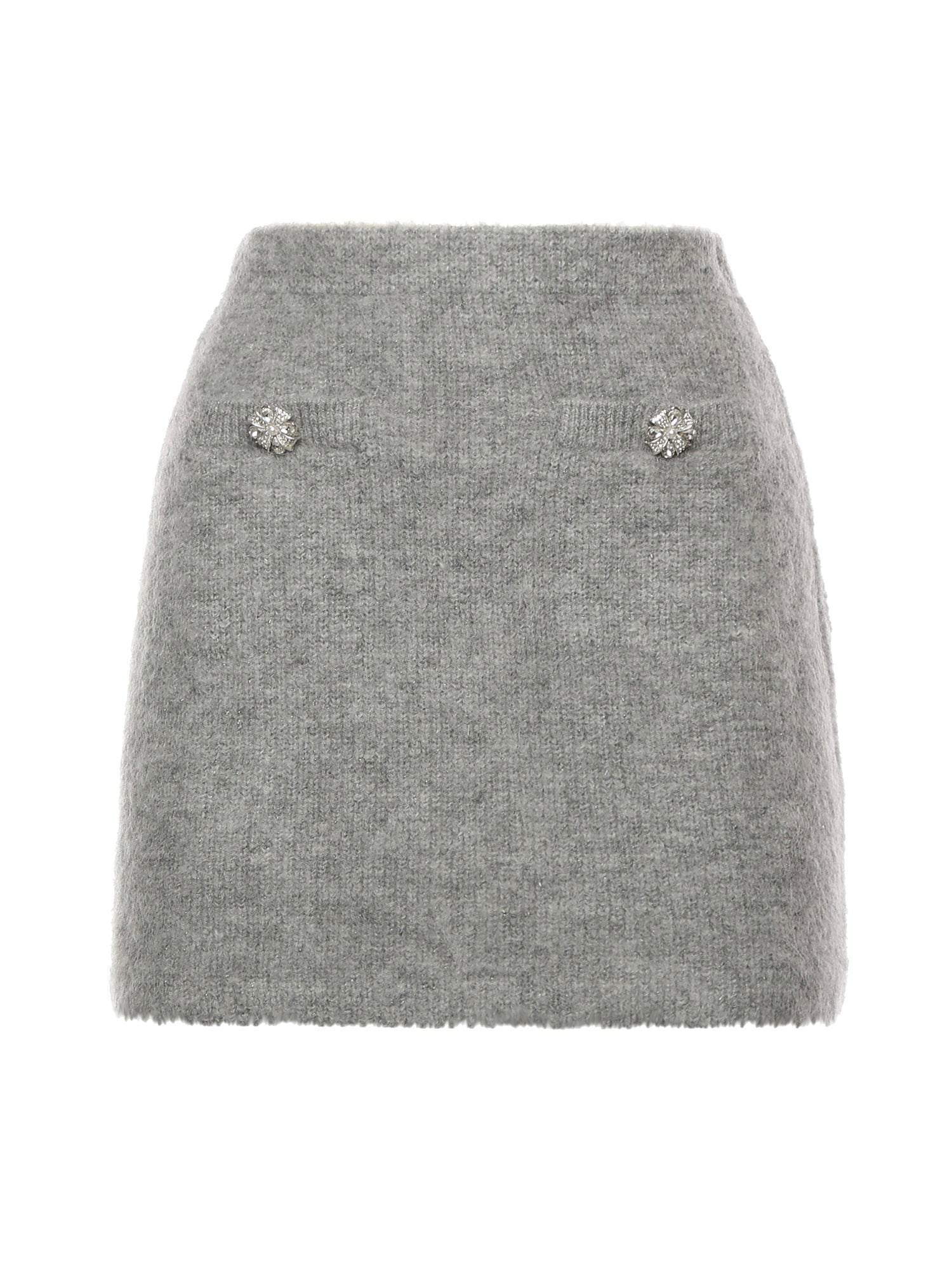 Self-Portrait Skirts Grey