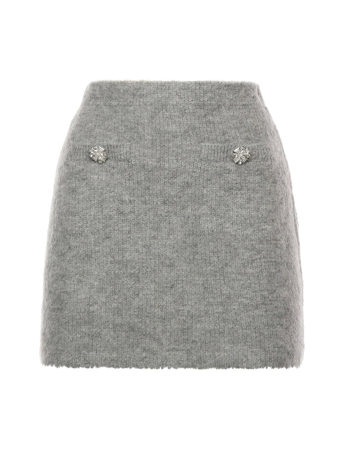 Self-Portrait Skirts Grey