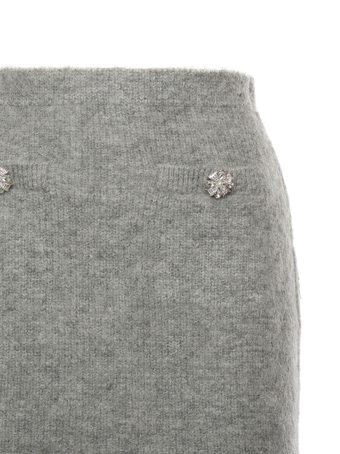 Self-Portrait Skirts Grey