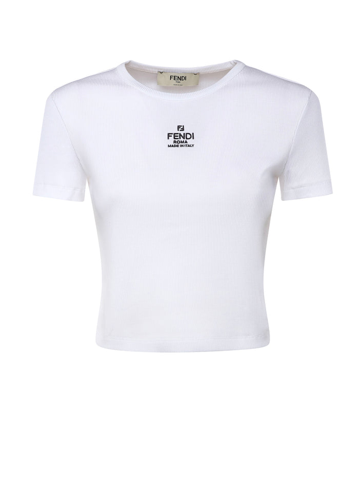 Fendi Top White Cotton