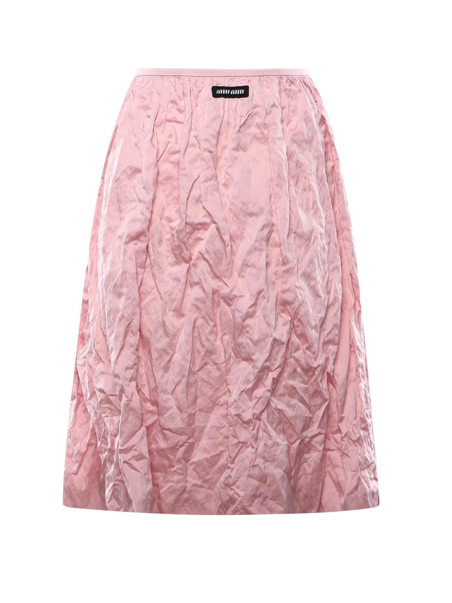 Miu Skirts Petal Cotton Metallic Fibers